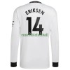 Maillot à Manches Longues Manchester United Eriksen 14 Extérieur 2022-23 Pour Homme